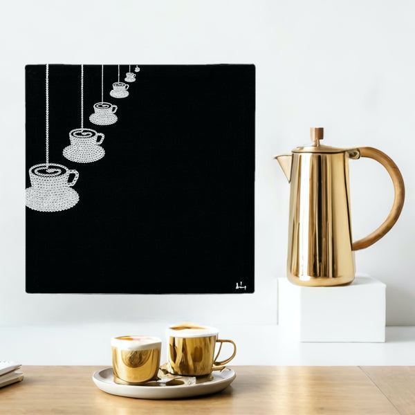 Blinged-out luxury home decor artwork