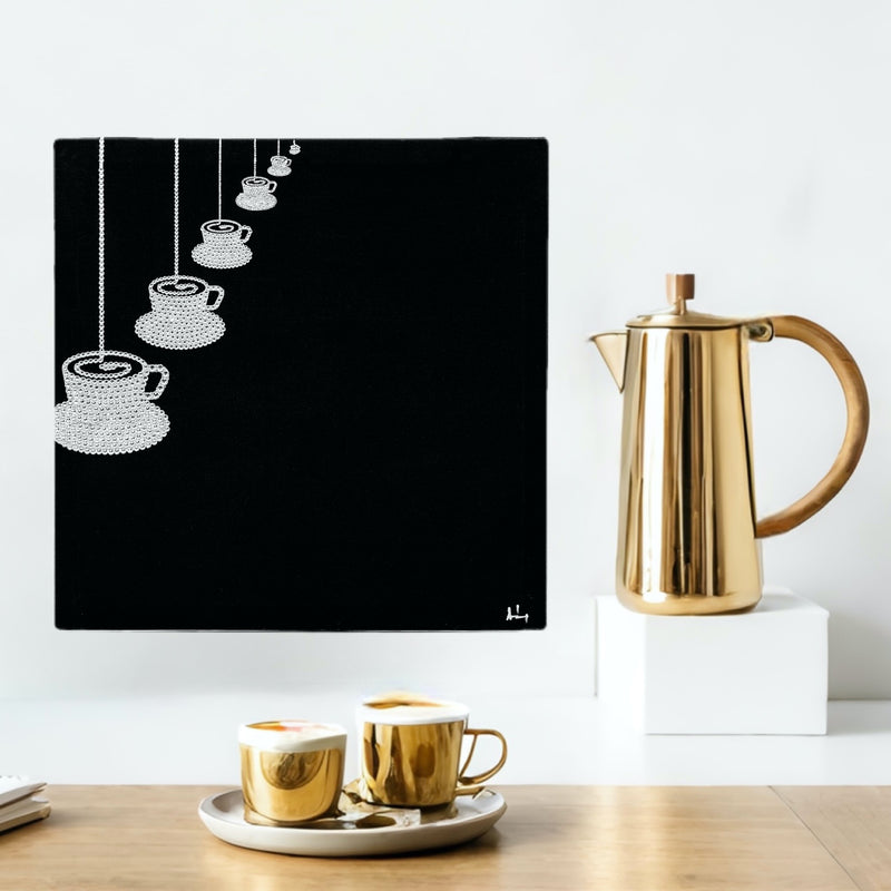 Blinged-out luxury home decor artwork