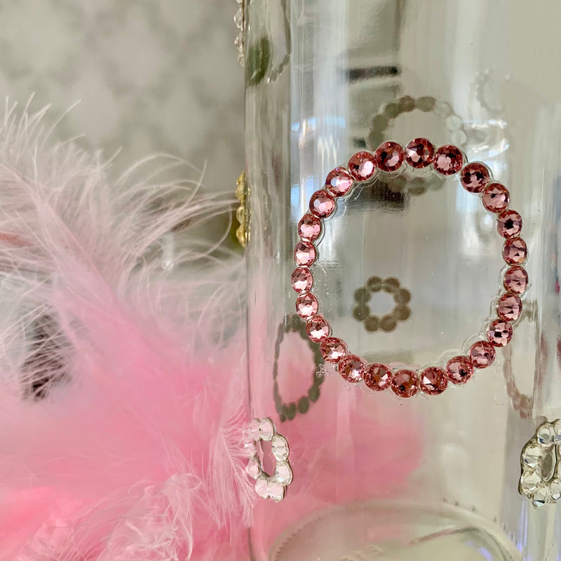 Swarovski and Preciosa crystal-embellished bottle