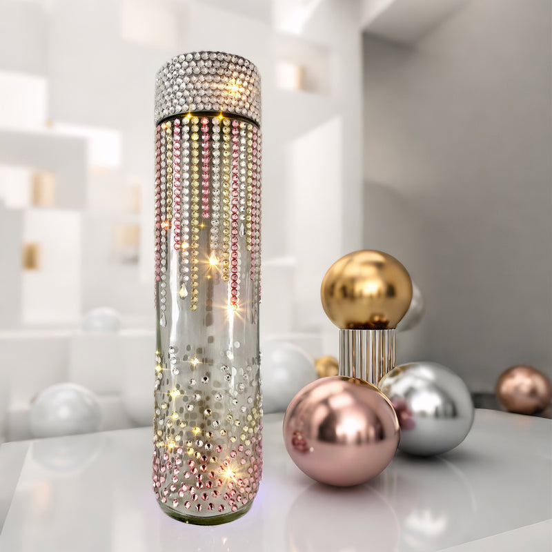 Swarovski and Preciosa crystal-embellished bottle