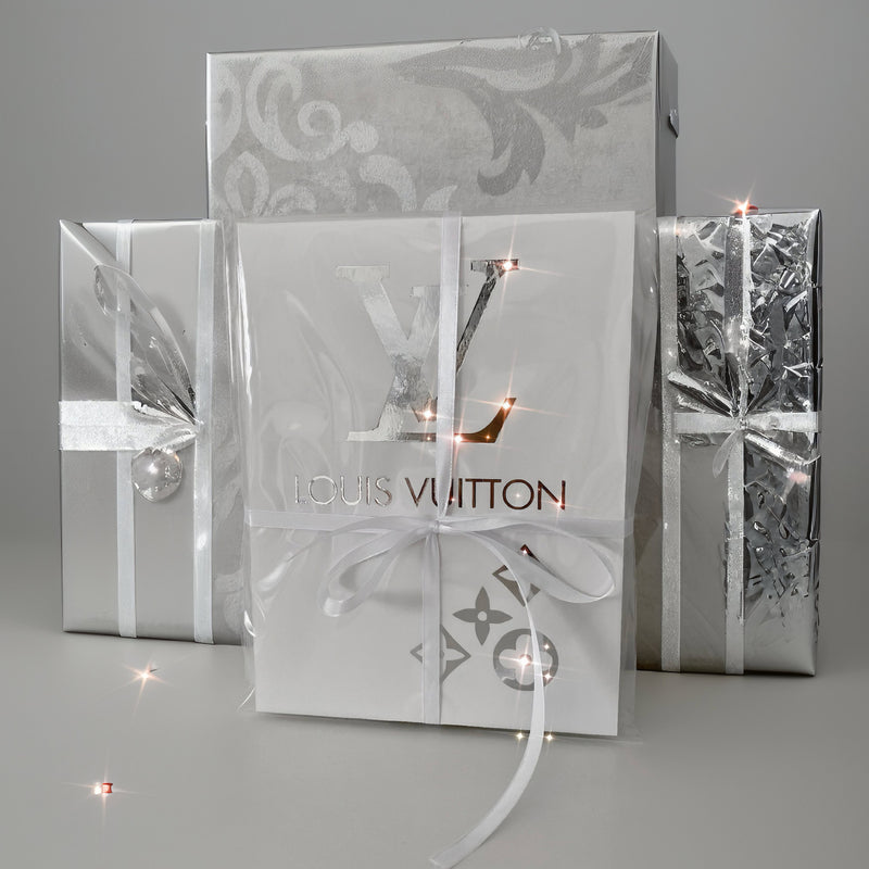 Handcrafted with metallic shiny vinyl sticker foils