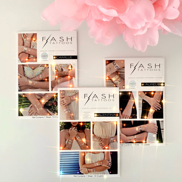 Jewelry inspired temporary tattoos
