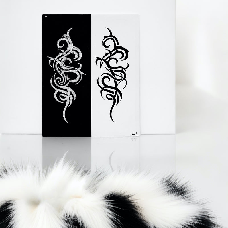 Blinged-out luxury home decor artwork