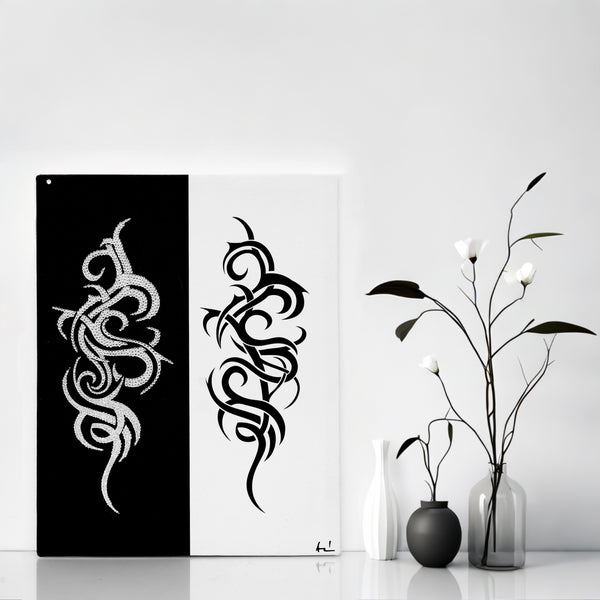 Blinged-out luxury home decor artwork