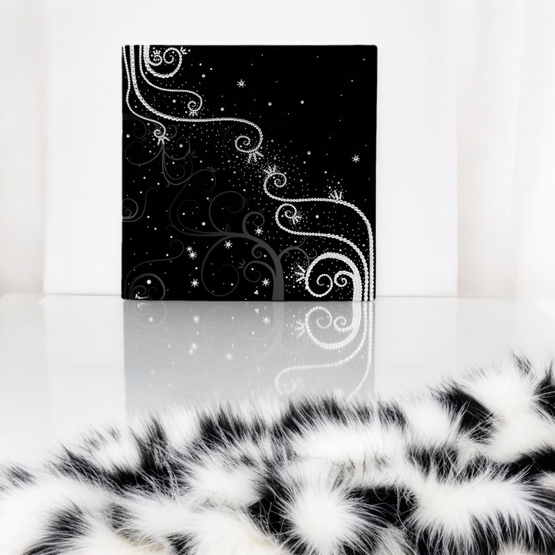 Blinged-out luxury home decor artwork