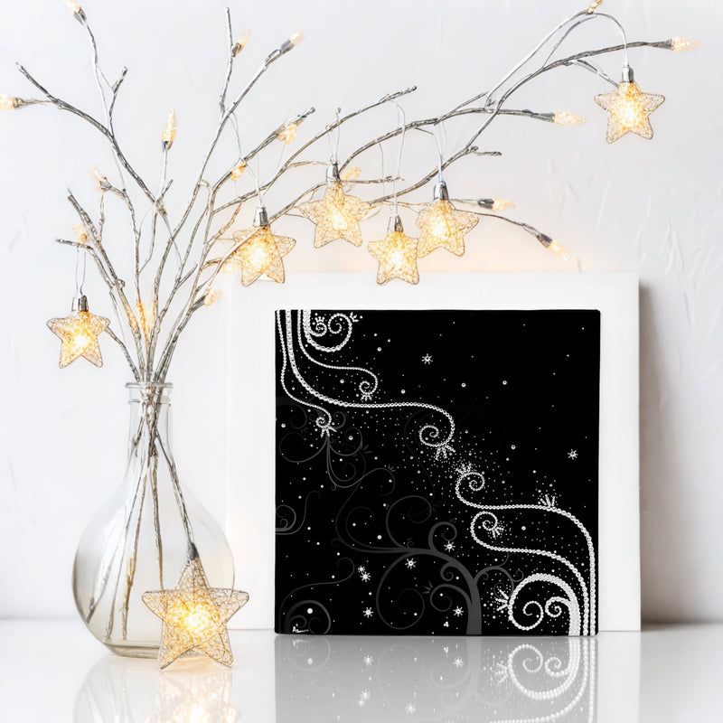 Blinged-out luxury home decor artwork