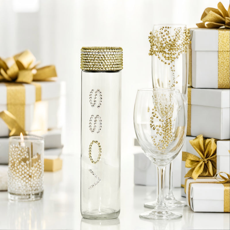 Preciosa crystal-embellished Voss bottle