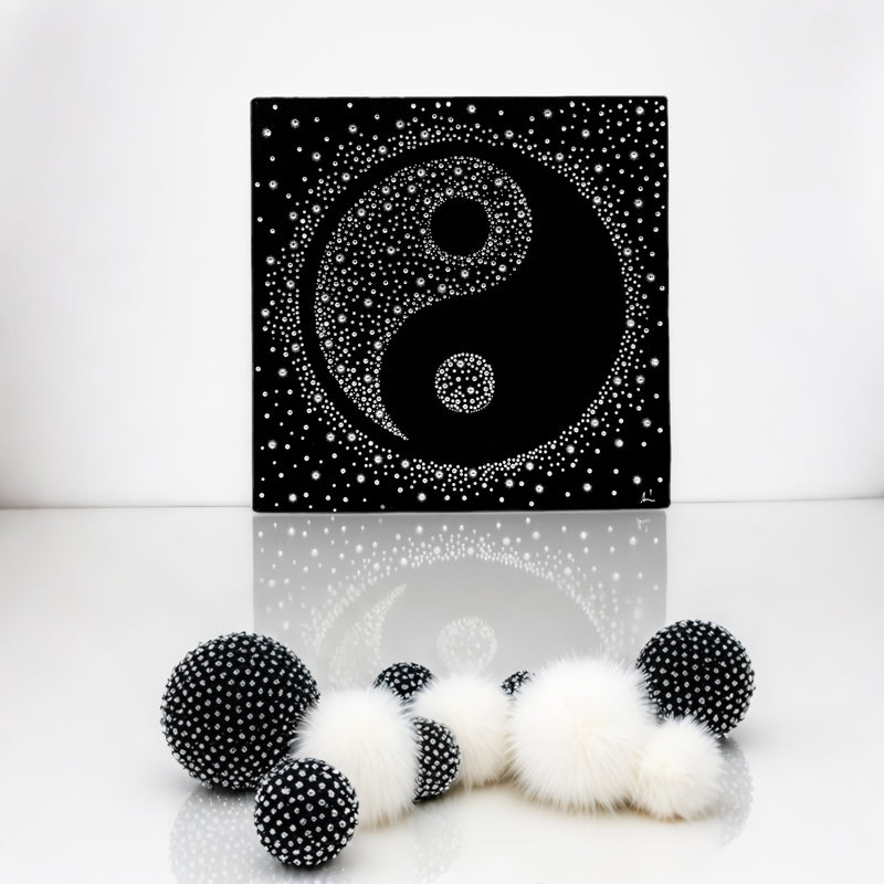 Blinged-out luxury home decor art creation